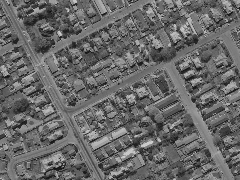 20A Rugby Street from the air, 1970-1974