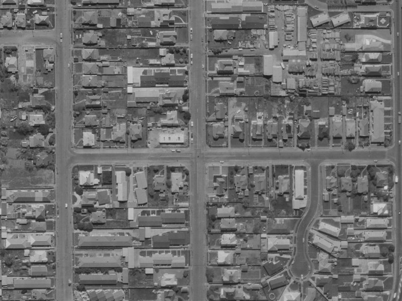 31 Gresford Street from the air, 1970-1974