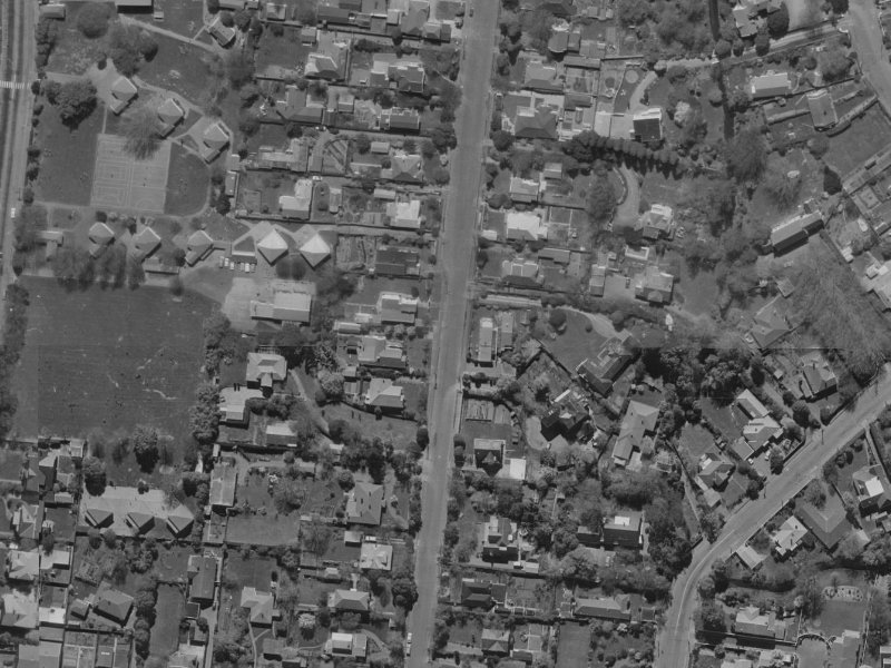 26B Waiwetu Street from the air, 1970-1974