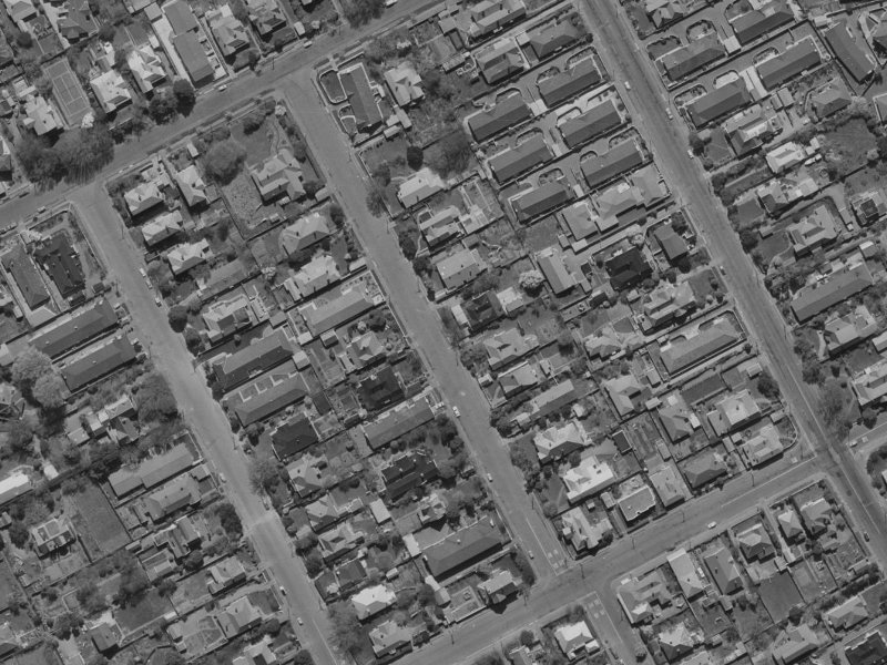 22 Repton Street from the air, 1970-1974