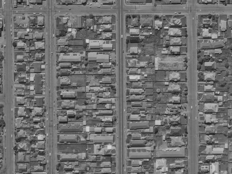 79 Sherborne Street from the air, 1970-1974