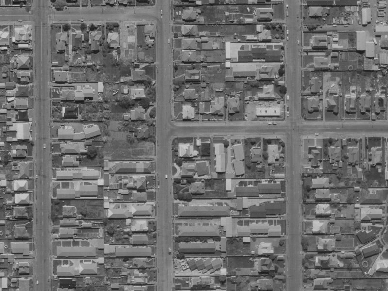 6 Gresford Street from the air, 1970-1974