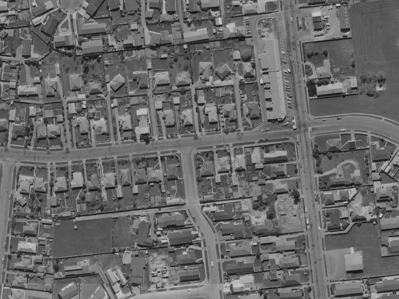 81 Maidstone Road from the air, 1970-1974