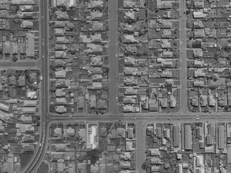 8 Slater Street from the air, 1970-1974