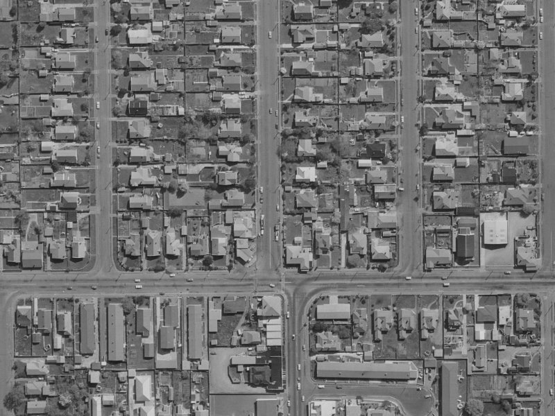 14 Stapletons Road from the air, 1970-1974