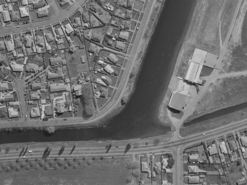 115 Locksley Avenue from the air, 1970-1974