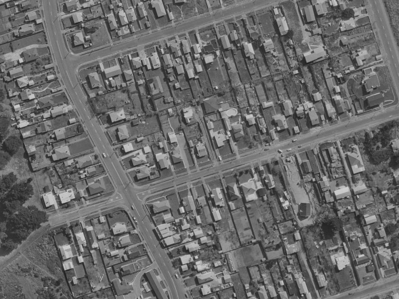 40 Tovey Street from the air, 1970-1974