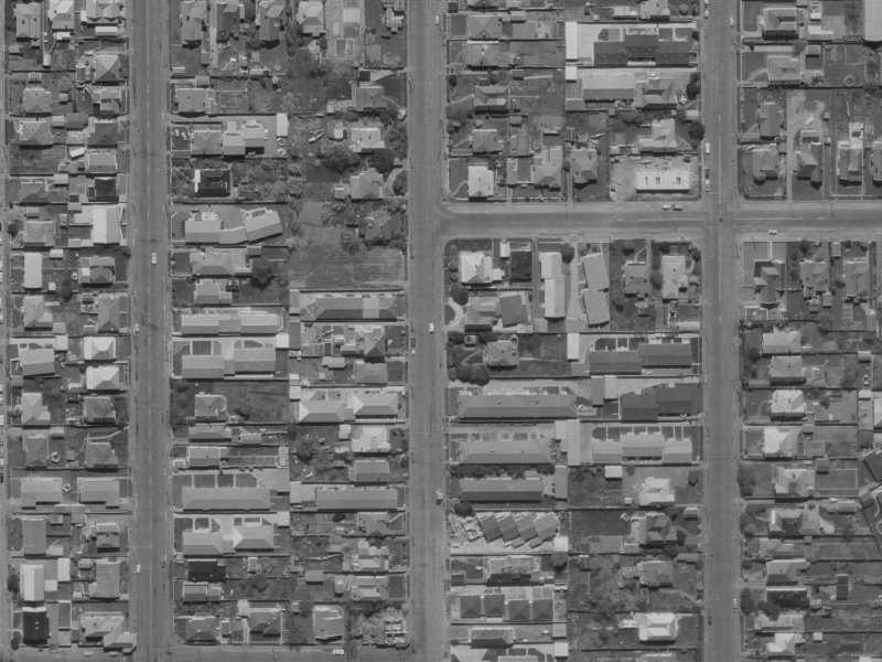 80 Geraldine Street from the air, 1970-1974