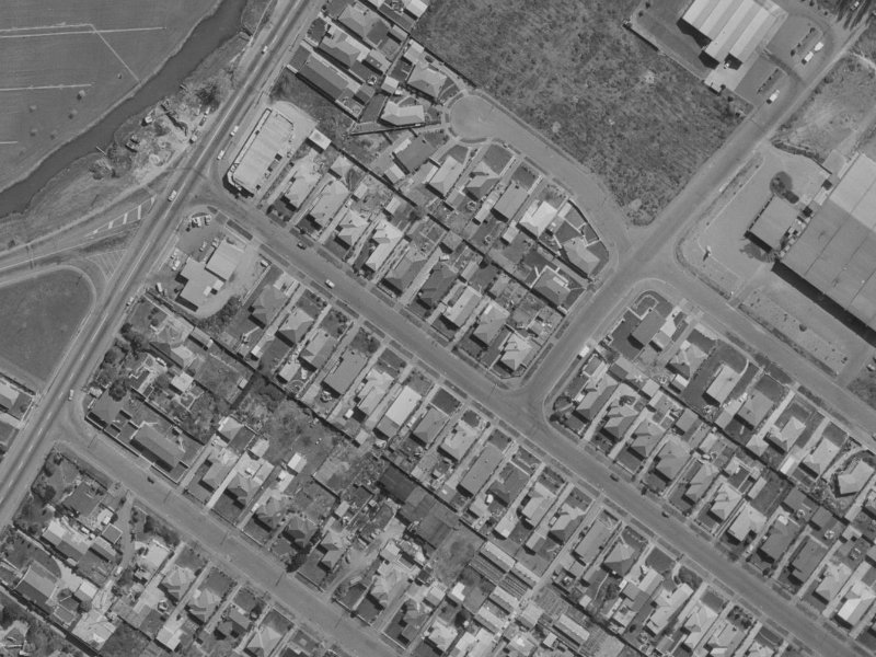 21 Bickerton Street from the air, 1970-1974