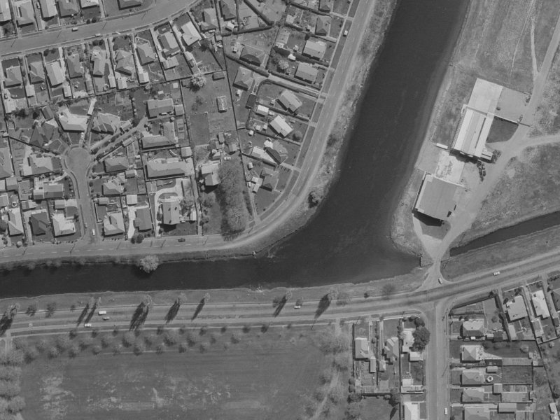 113 Locksley Avenue from the air, 1970-1974