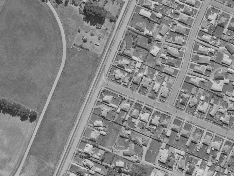 71 Bentley Street from the air, 1970-1974