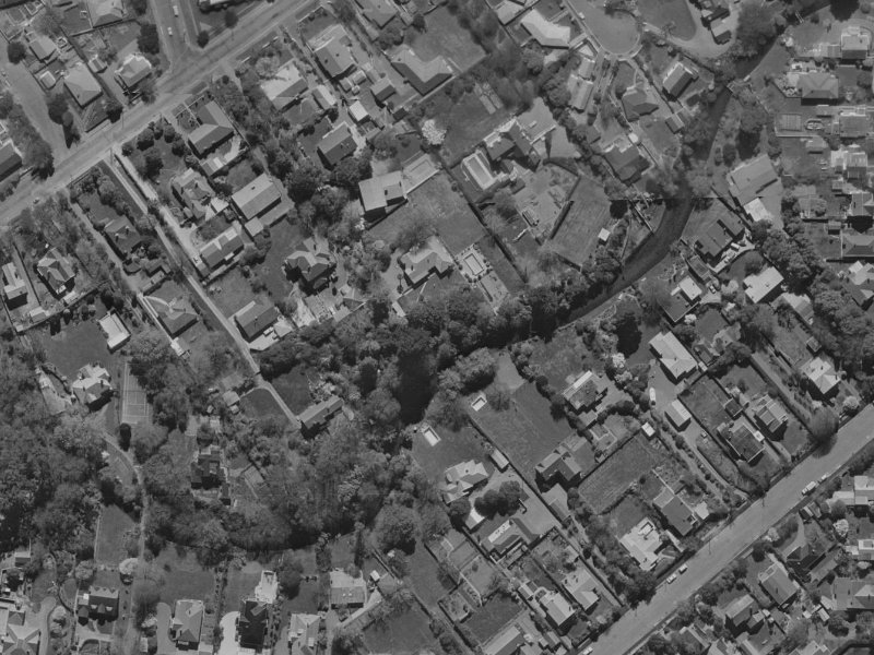 44D Glandovey Road from the air, 1970-1974