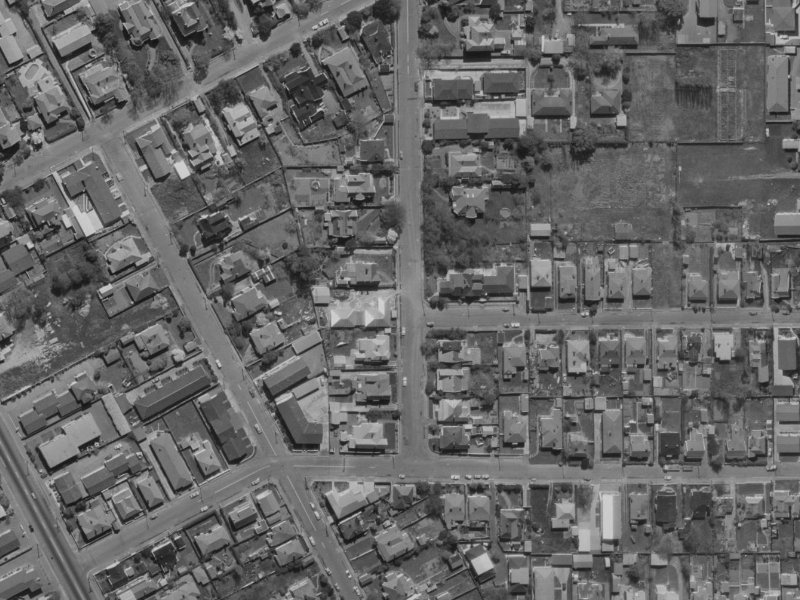 15 Bristol Street from the air, 1970-1974