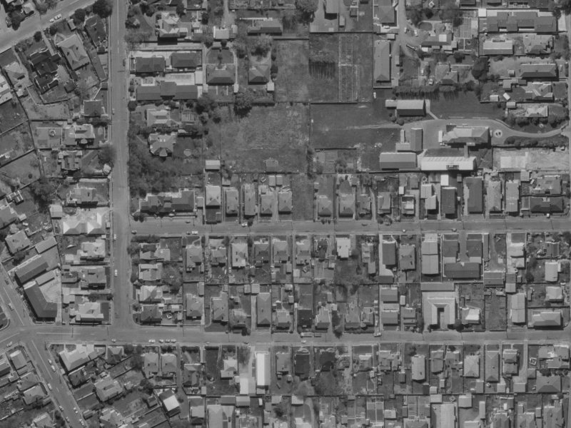 21 Berry Street from the air, 1970-1974