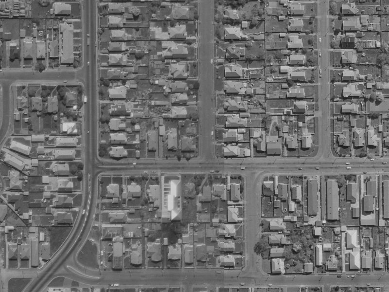 1 Slater Street from the air, 1970-1974