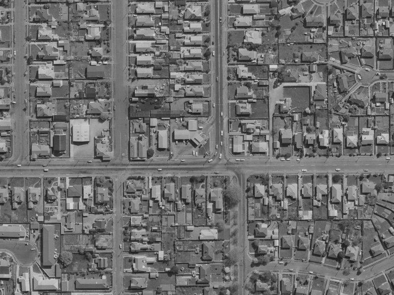 3 North Parade from the air, 1970-1974