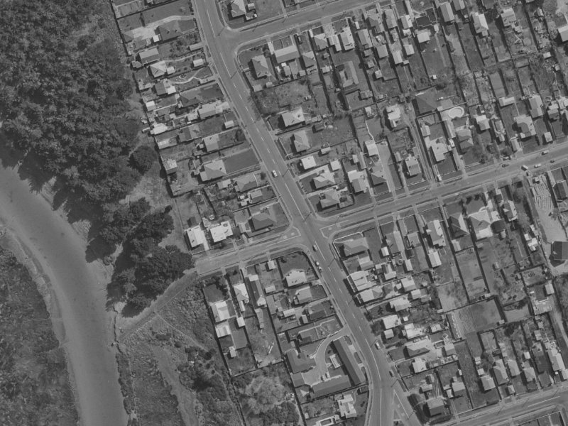 176 Union Street from the air, 1970-1974