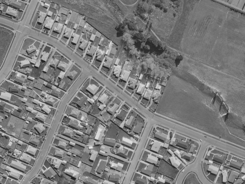 18A Woodbury Street from the air, 1970-1974