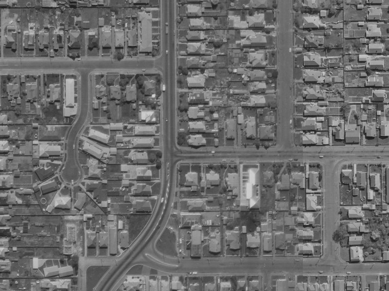 3 North Avon Road from the air, 1970-1974