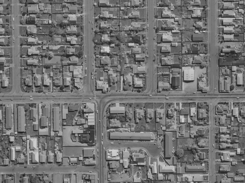 85A North Avon Road from the air, 1970-1974