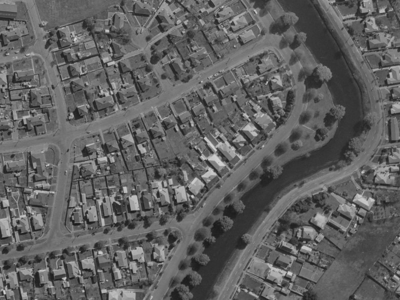 536 Avonside Drive from the air, 1970-1974