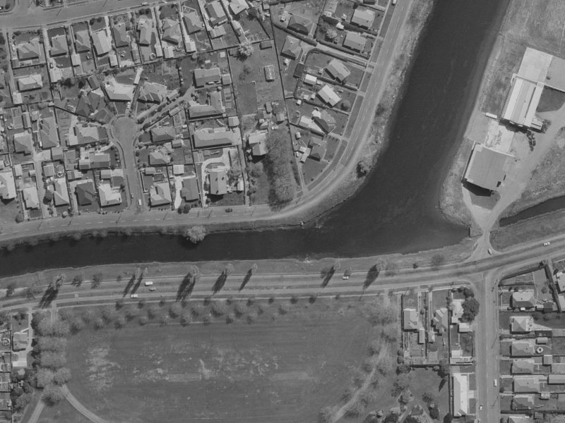 107 Locksley Avenue from the air, 1970-1974