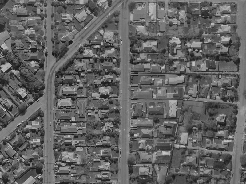 23 Stratford Street from the air, 1970-1974