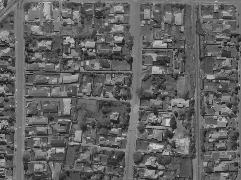 27 Jacksons Road from the air, 1970-1974