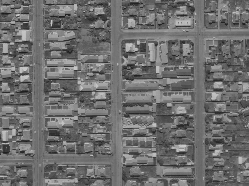 63 Geraldine Street from the air, 1970-1974