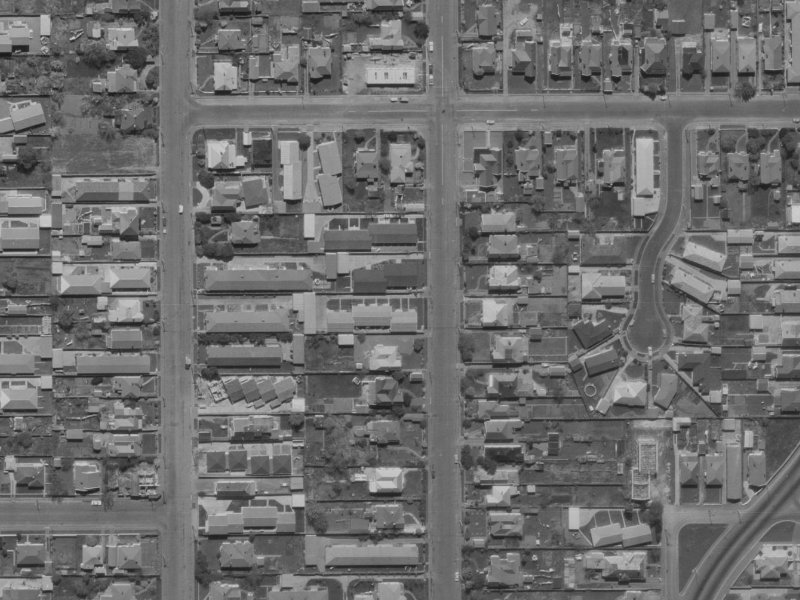 66 Champion Street from the air, 1970-1974