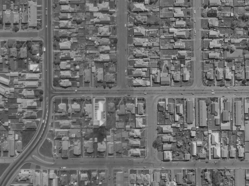 20 North Avon Road from the air, 1970-1974