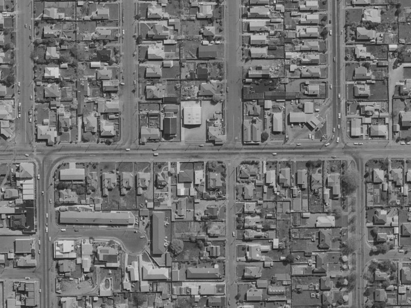 108A North Avon Road from the air, 1970-1974