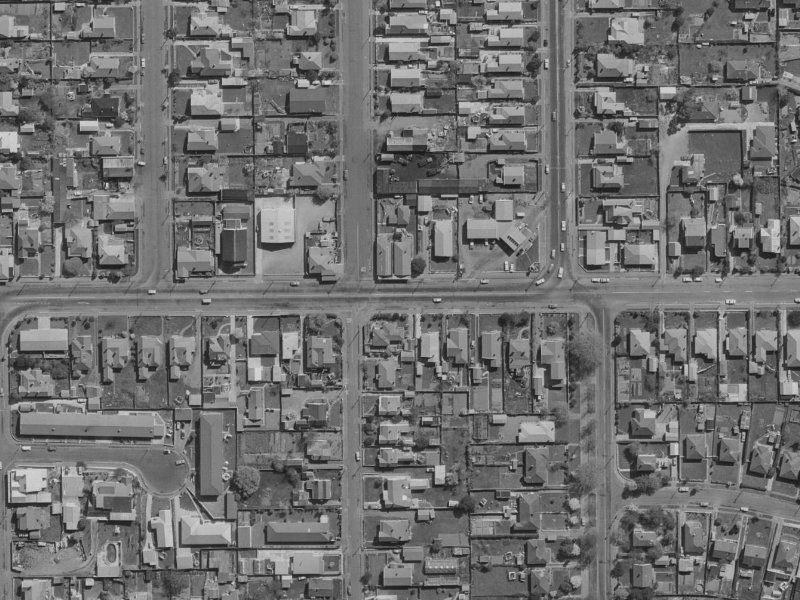 132-118 North Avon Road from the air, 1970-1974