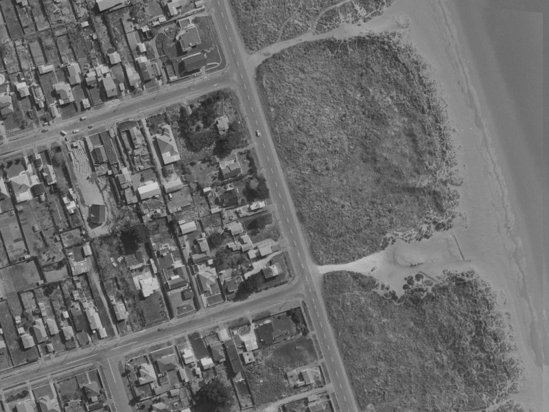 315 Marine Parade from the air, 1970-1974