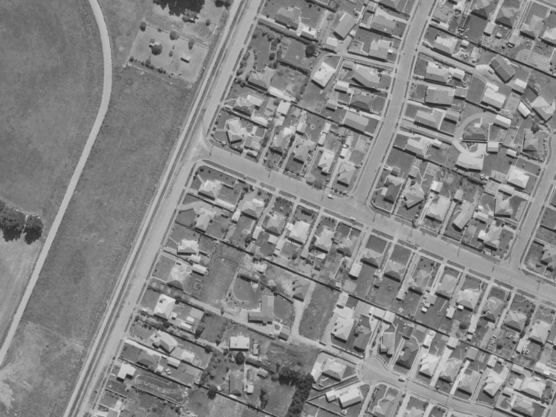 67 Bentley Street from the air, 1970-1974