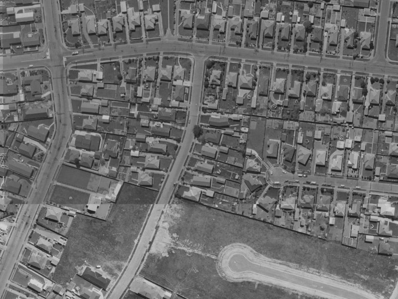 8 Westmont Street from the air, 1970-1974
