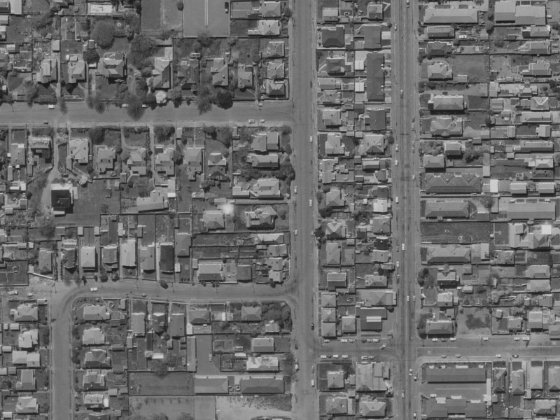 67 Caledonian Road from the air, 1970-1974