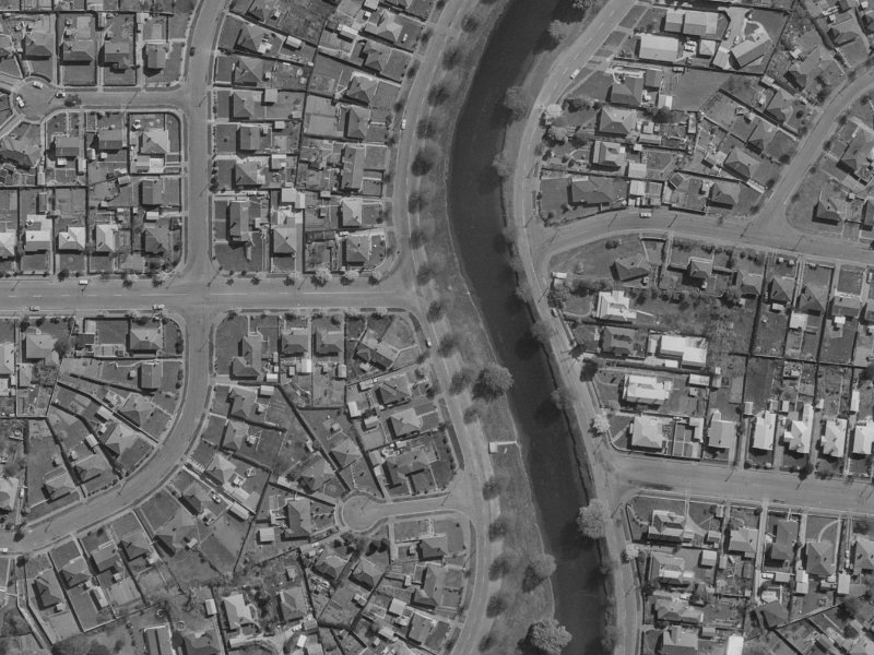 322 River Road from the air, 1970-1974