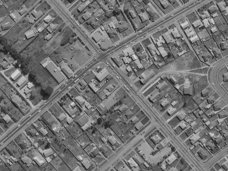 302 Breezes Road from the air, 1970-1974