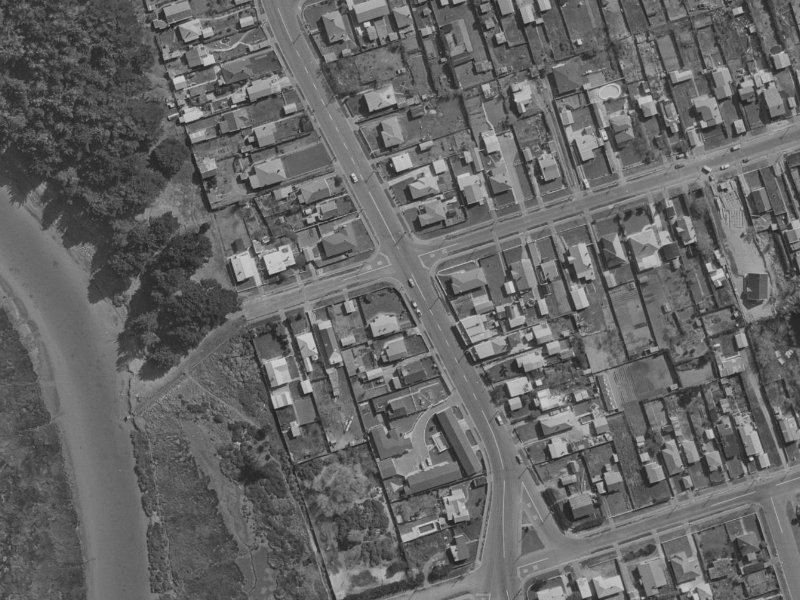 178 Union Street from the air, 1970-1974