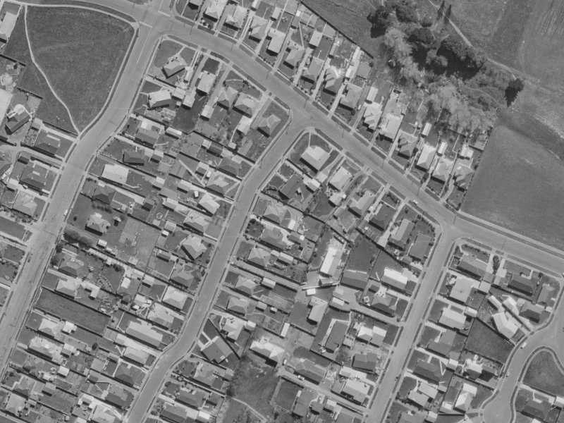 44 Yardley Street from the air, 1970-1974