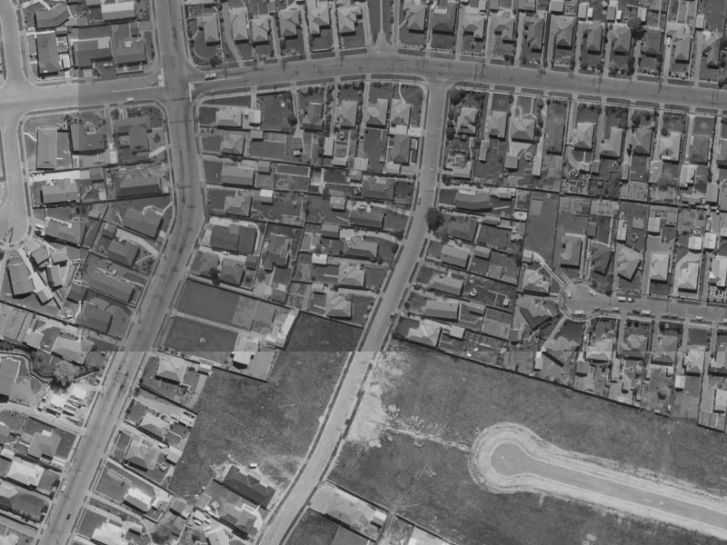 9 Westmont Street from the air, 1970-1974