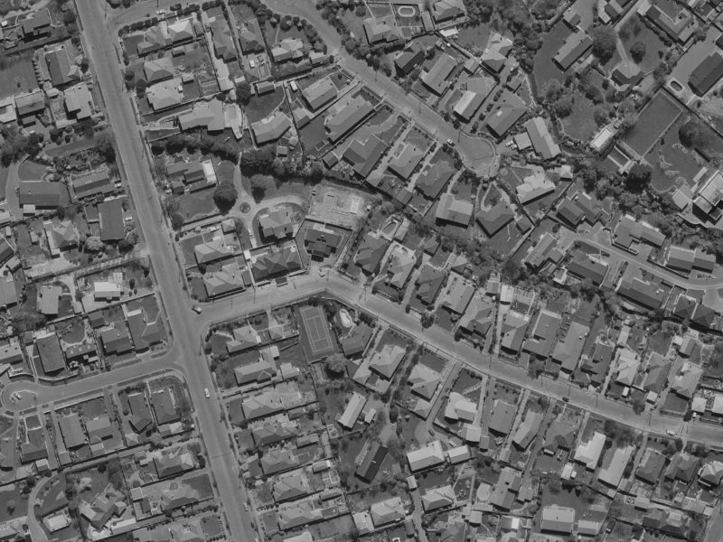 26 Wilfrid Street from the air, 1970-1974