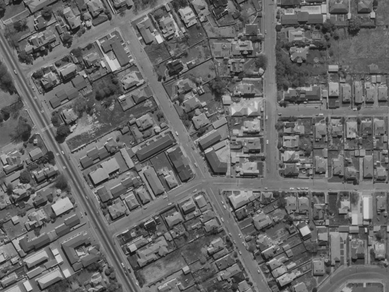 36 Onslow Street from the air, 1970-1974