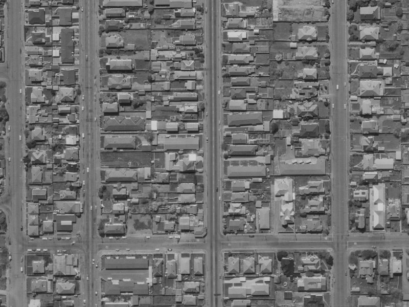 59 Sherborne Street from the air, 1970-1974