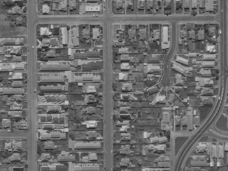 64C Champion Street from the air, 1970-1974