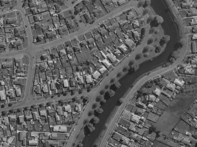 Dallington Terrace from the air, 1970-1974