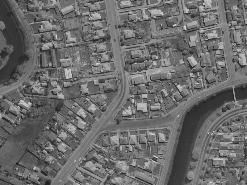 59 Gayhurst Road from the air, 1970-1974