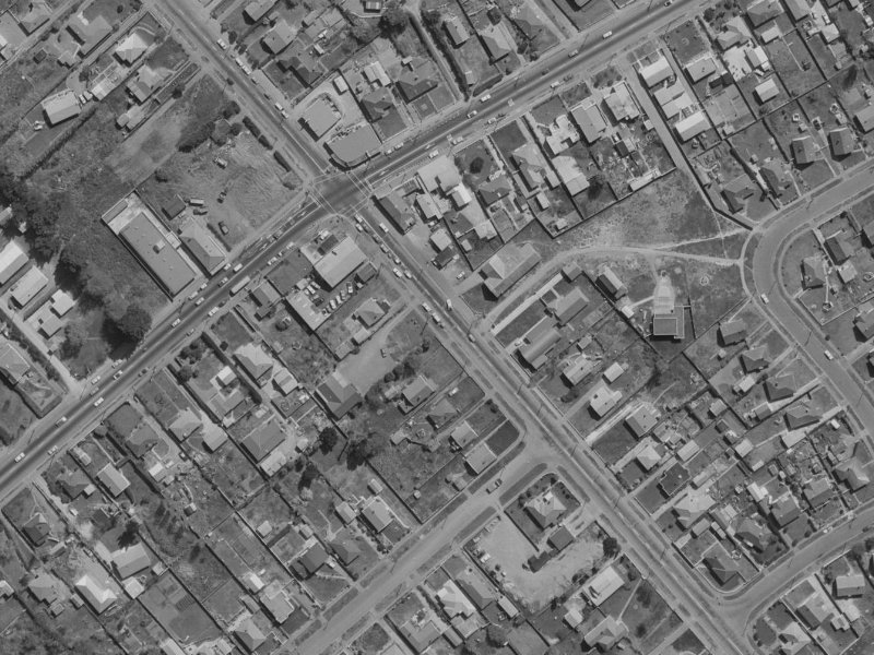 308 Breezes Road from the air, 1970-1974