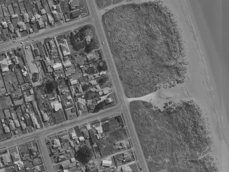 318 Marine Parade from the air, 1970-1974